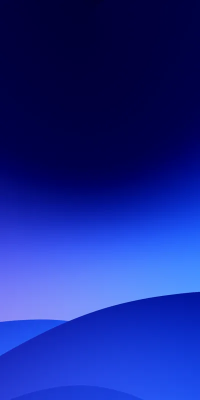 Blue Abstract Curves Under Dark Sky HD Phone Wallpaper