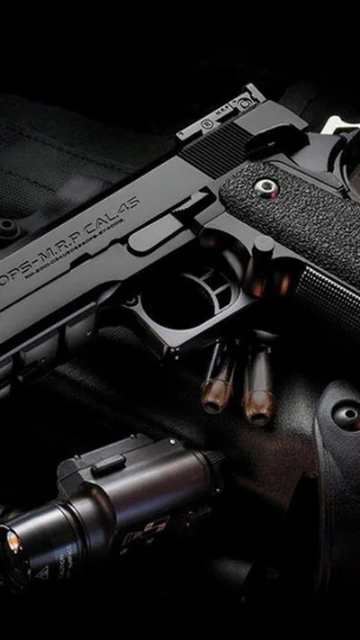 Cool black gun wallpaper sc SmartPhone