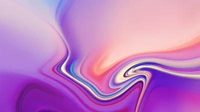 Molten Lilac and Peach Swirl HD Wallpaper