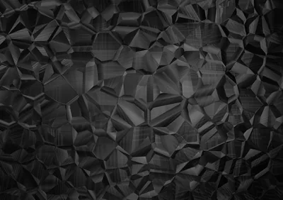 Faceted Charcoal Crystal Texture HD Wallpaper