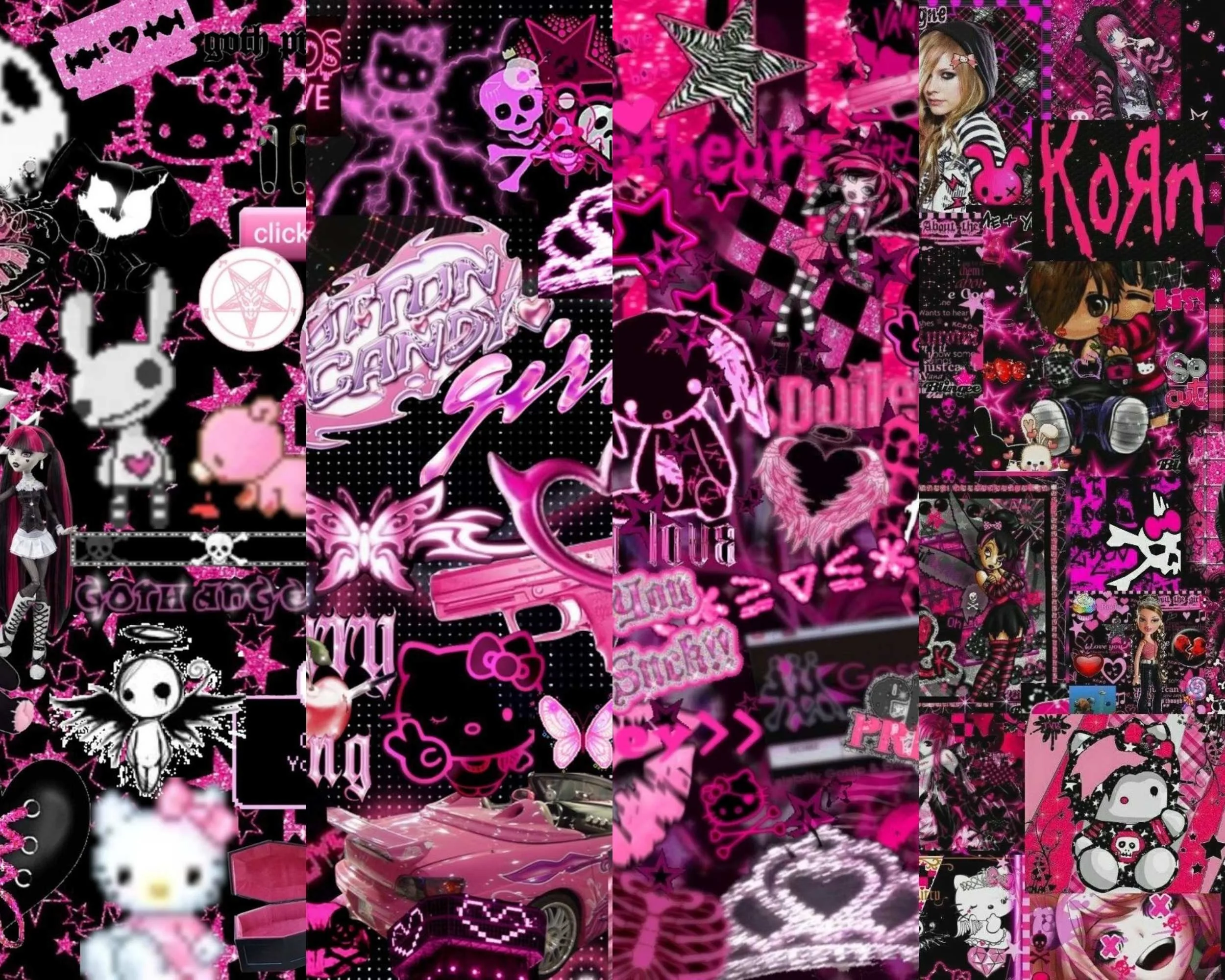 Gothic Y2k Desktop Wallpapers