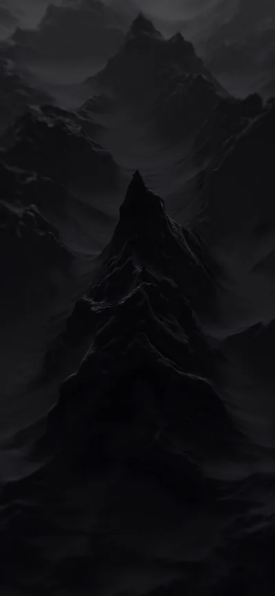 Black Mountains Surreal Landscape Wallpapers Dark Wallpapers