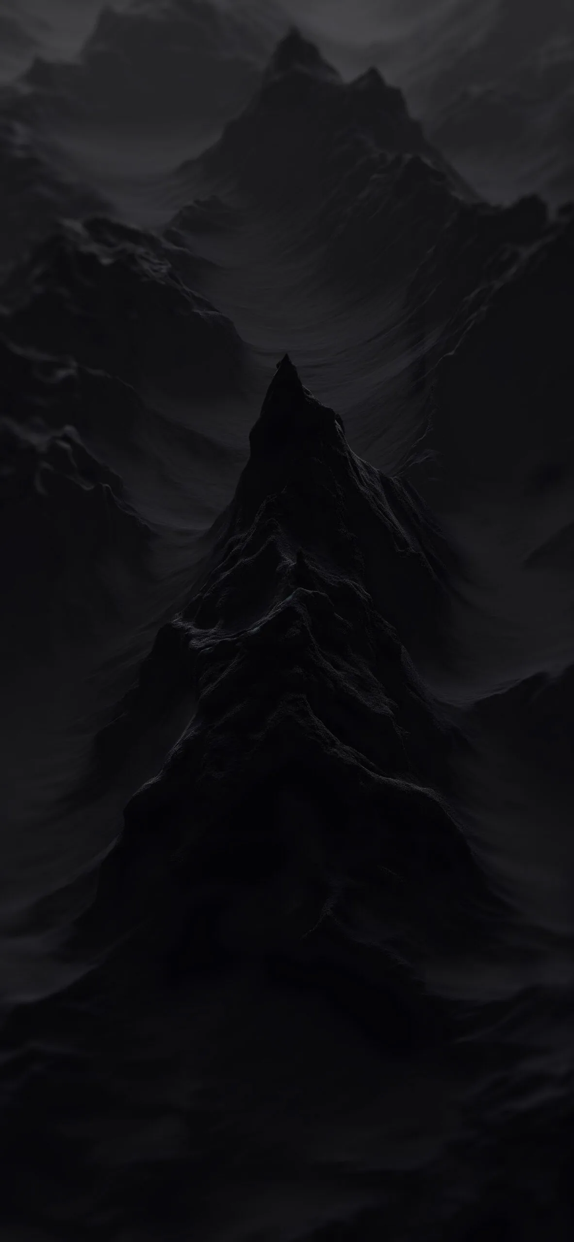 Black Mountains Surreal Landscape Wallpapers Dark Wallpapers