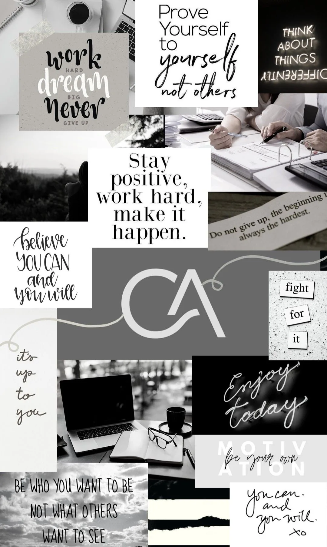 Black motivation wallpaper HD Wallpaper