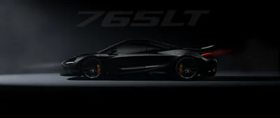 McLaren 765LT Silhouette in Smoke HD Wallpaper