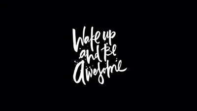Black Background Writing Wallpaper