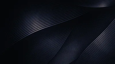 Navy Ribbed Waves in the Dark HD Wallpaper