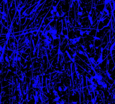 Blue Neon Paint Splatter Seamless Digital Paper Background Texture Dark Bold Blue +