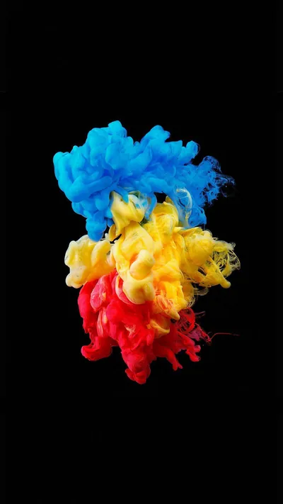 vibrant Colorful Abstract Artwork In An Amoled Display Wallpaper