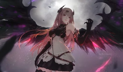 Dark Angel Olivia HD Wallpaper Granblue Fantasy Anime Ogata