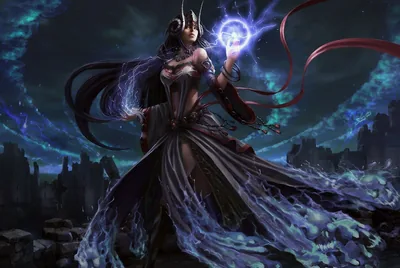 Dark Fantasy Witch Wallpaper