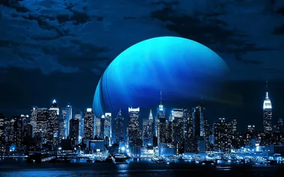 Blue Moon Wallpaper Desktop