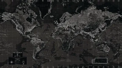 Dark World Map Wallpapers 4k, HD Backgrounds
