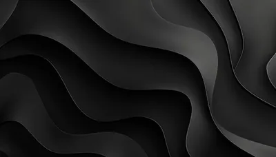 Black Paper Wave Layers HD Wallpaper