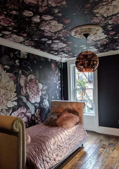 Black Bedroom Background
