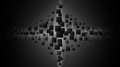 Floating 3D Cubes in Diamond Shape HD Wallpaper