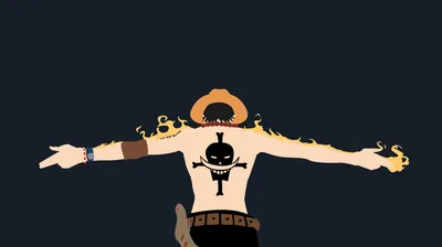 Backside Portgas D Ace 4K HD One Piece Wallpapers HD Wallpapers
