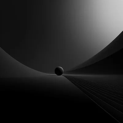 Minimalistic black wallpaper HD Wallpaper