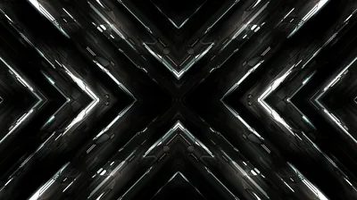 Geometric Black White Shapes Art Pattern Abstraction 4K 5K HD Abstract