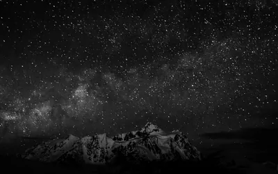 Dark Night Wallpaper 4k Dark Mountains Under Starry Night 4K Phone