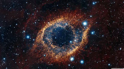 Helix Nebula in Infrared HD Wallpaper