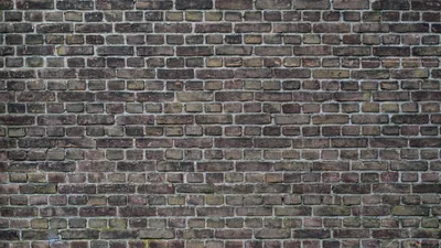 Black and brown brick wall, old, dark, brick wall background HD