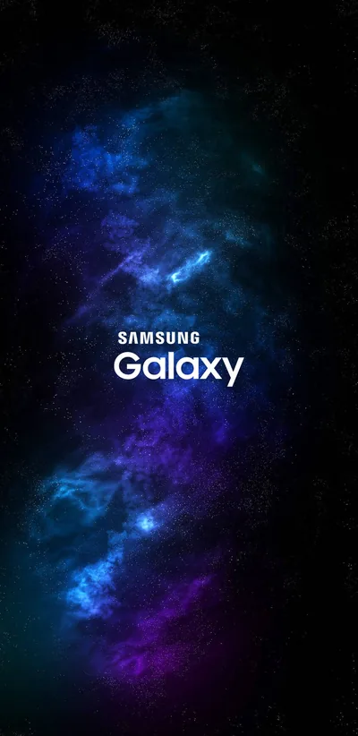 Nebula Wisps with Samsung Galaxy Logo HD Wallpaper