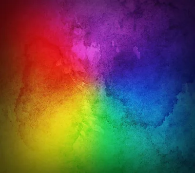 Grunge Rainbow Watercolour Texture HD Wallpaper