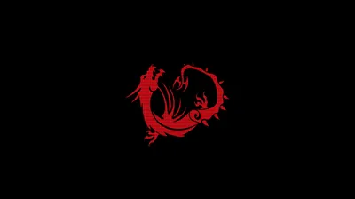 Red Dragon Black Minimal 4k Wallpaper, HD Artist Wallpapers, 4k Wallpapers, Images, Backgr