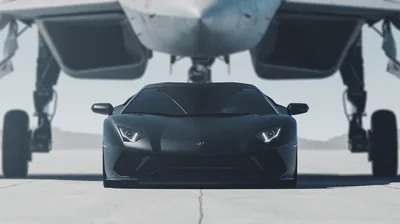 Black Lamborghini Aventador Takeoff Wallpaper, HD Cars Wallpapers, 4k Wallpapers, Images