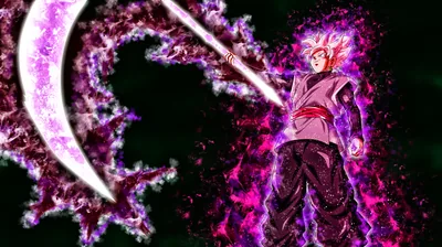 Energy Scythe Over Fractal Chaos HD Wallpaper