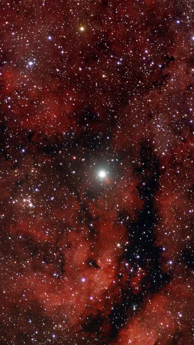 Space Red Black Nebula Glow Stars Galaxy 4K HD Galaxy Wallpapers
