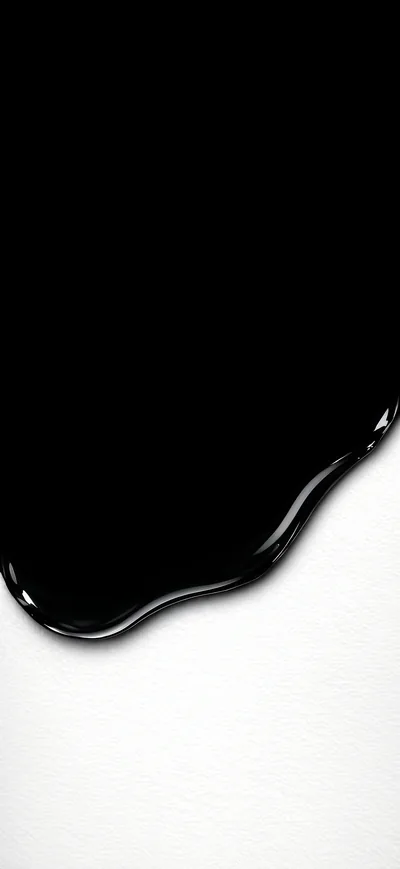Black Liquid Flow 4K Wallpaper