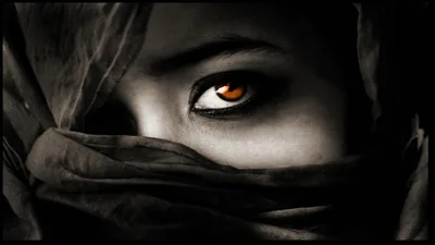 Black Cloth Covered Girl Face HD Beautiful Wallpapers