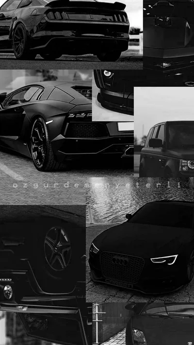 Black car wallpaper