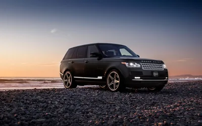 Phone wallpaper Range Rover, Black Car, Vehicles