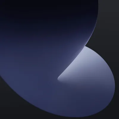 Navy Curved Shapes with Pale Edge HD Wallpaper