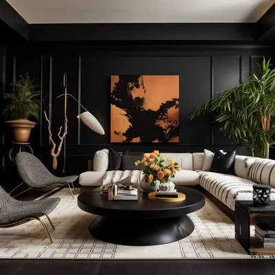 Living Room Black 316, 728 Black Living Room Royalty Free Images, Stock