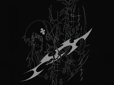 Dark Gothic Vocaloid Anime HD Wallpaper Shadows and Silence