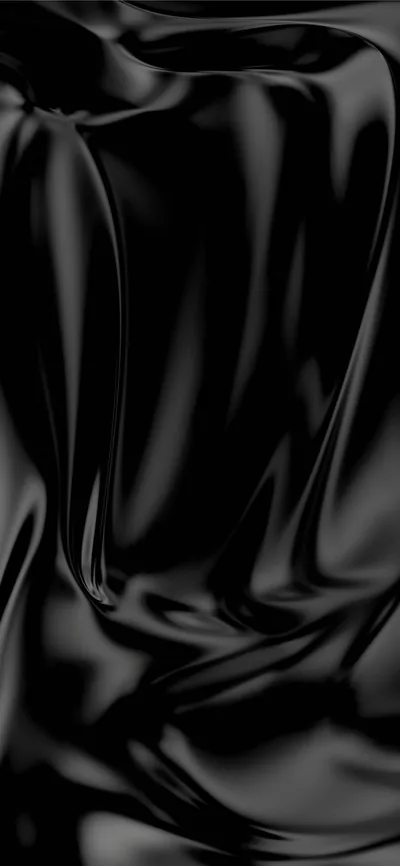Crumpled Black Silk Texture HD Phone Wallpaper