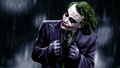 Rain-Soaked Joker Clutching His Coat HD Wallpaper