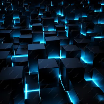 HD Black Square Background