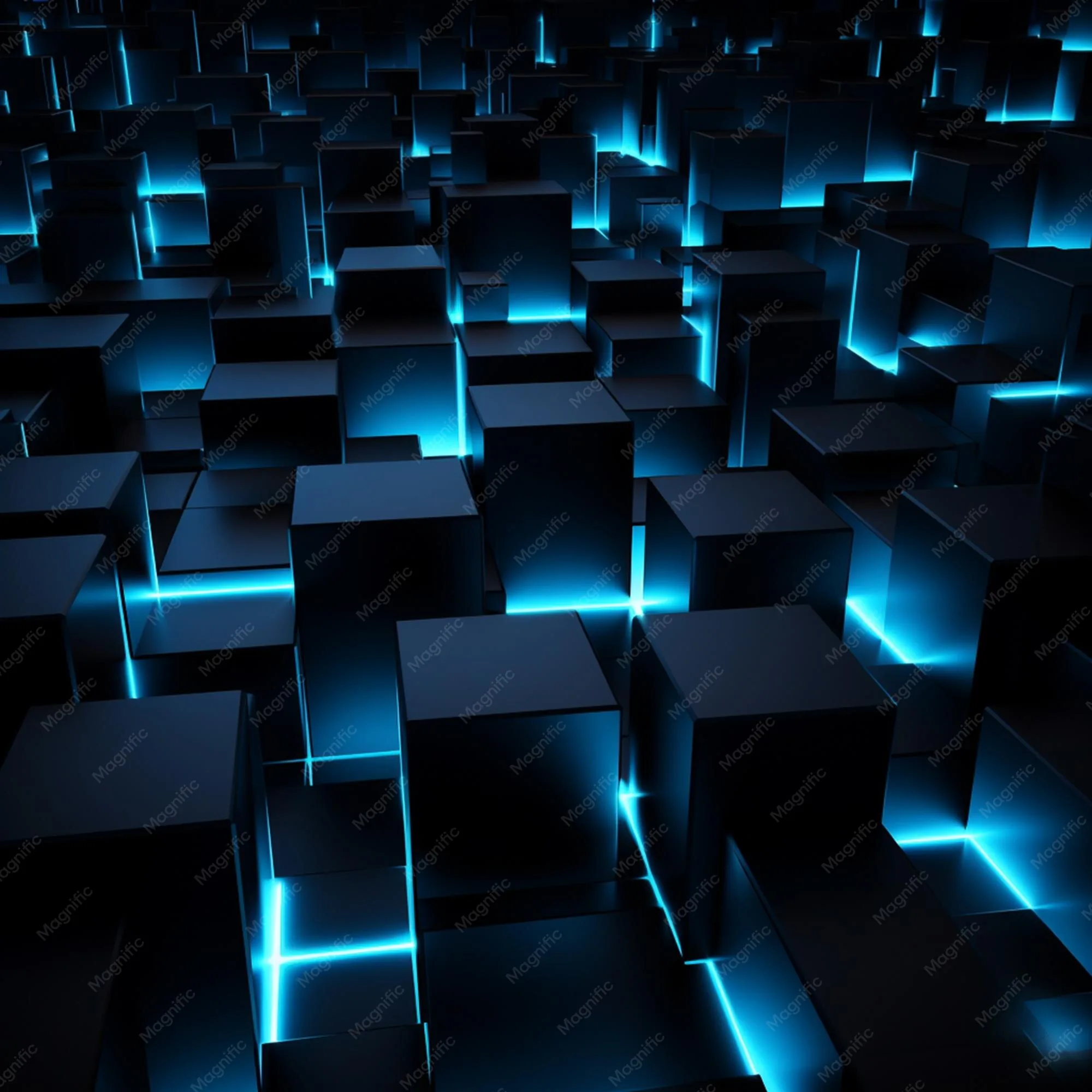 HD Black Square Background