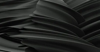 Fanned Black Silk Folds HD Wallpaper