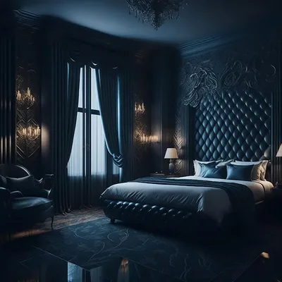 Dark Romantic Room