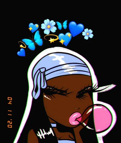 wallpaper aesthetic black cartoon The best 14 aesthetic black boy pfp