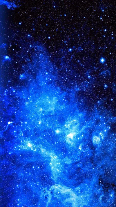 Dark Blue Galaxy Space