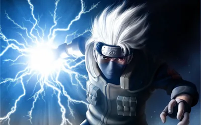 Chidori Lightning Around Kakashi HD Wallpaper