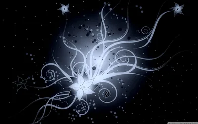 Black Wallpaper With Design Wallpapers