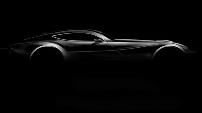Car Silhouette in the Dark HD Wallpaper